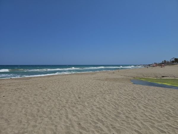 Aposelemis Beach - quieter open stretch with fewer facilities