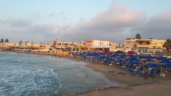 Gournes Beach - sandy areas with sheltered coves