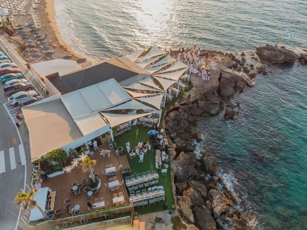 Island Restaurant Gouves - upscale seaside dining 3 km from the village