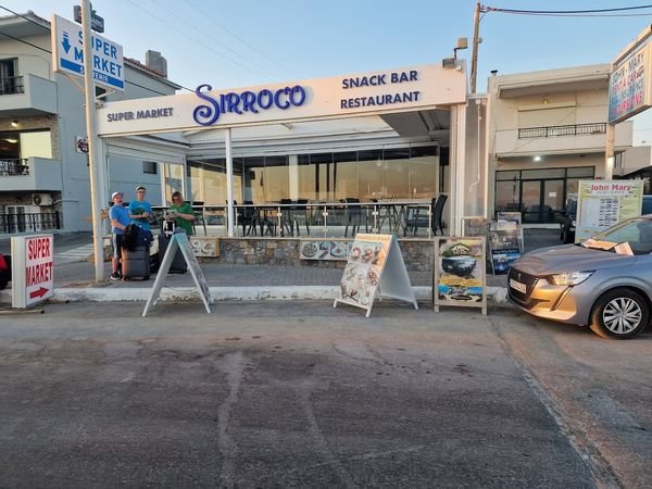 Sirroco Restaurant Gouves - coastal Mediterranean dining
