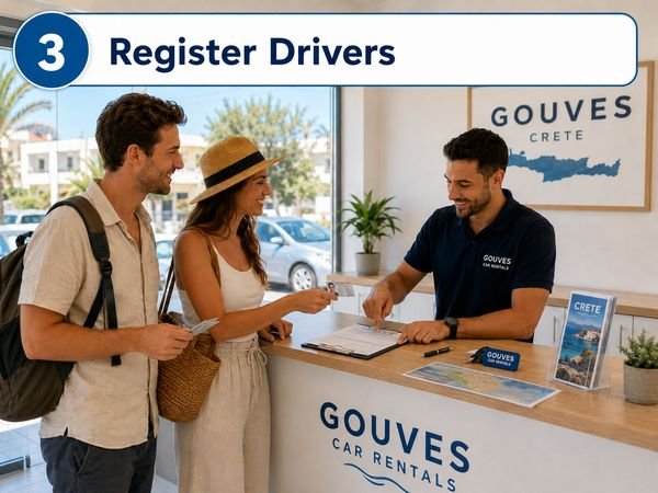 Fahrer registrieren
